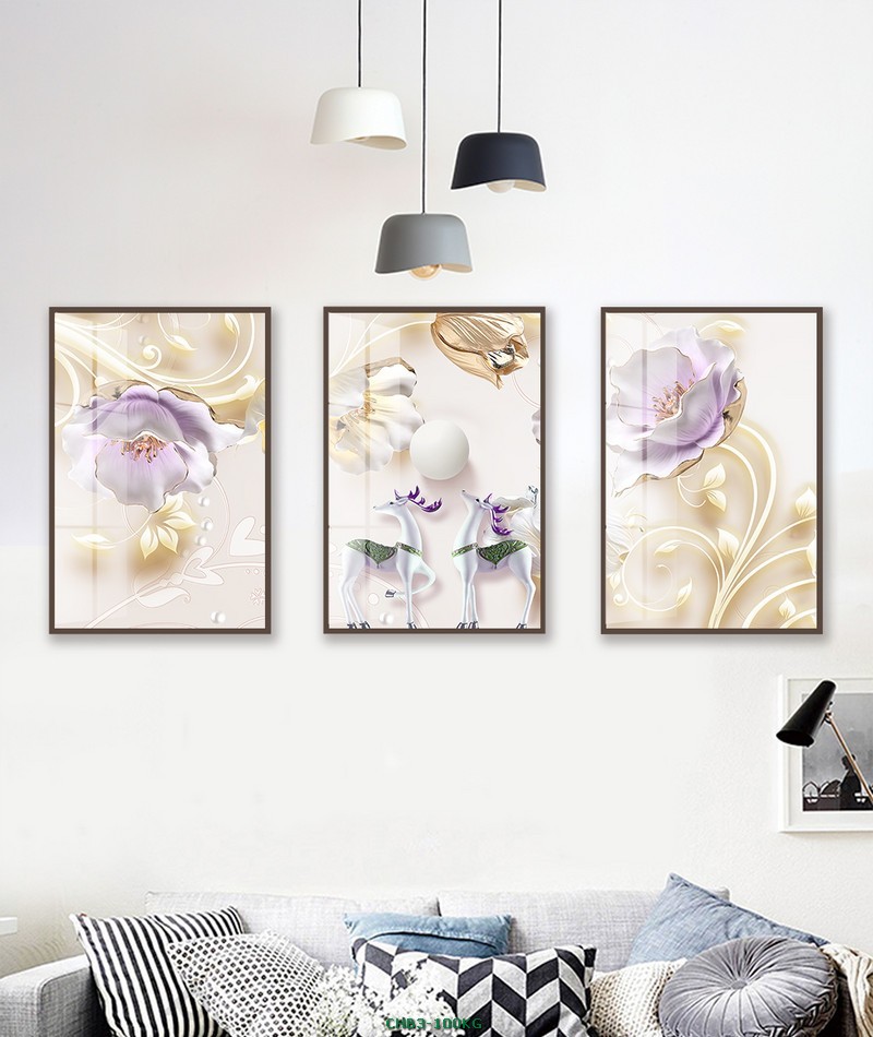 Hoa - tranh ngọc CHB3-100KG